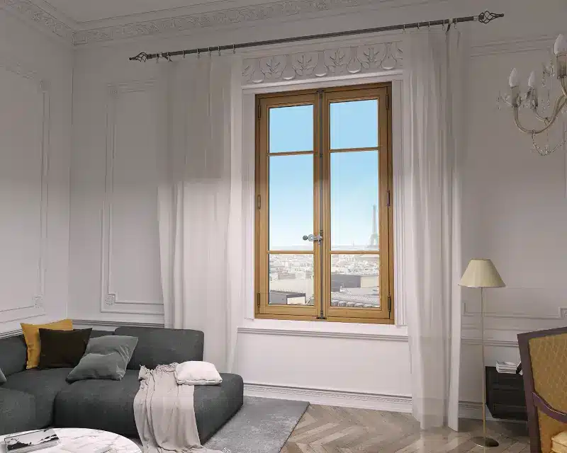 fenetre bois gueule de loup - Fenêtres du Léman