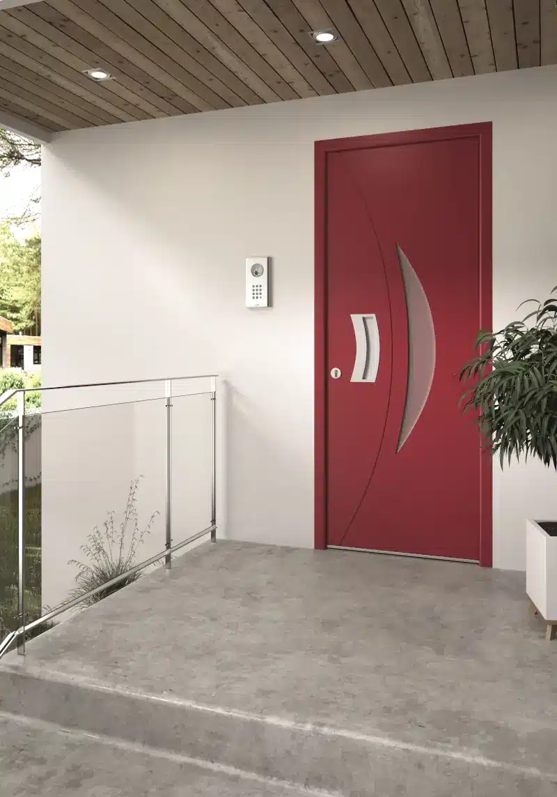 porte d'entrée sur mesure alu thonon - Fenêtres du Léman